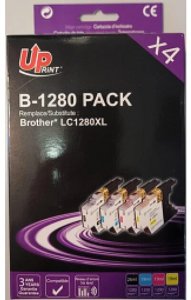 UPrint Brother LC-1280 4PACK BK C M Y 1