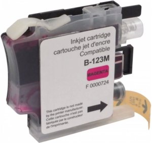 Tintes kārtridžs UPrint Brother LC123M125XLM Magenta 1