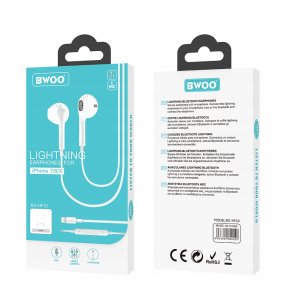 Słuchawki Energy Sistem BWOO BO-HF10 Słuchawki z mikrofonem z łącznikiem Lightning (do iPhone) 5
