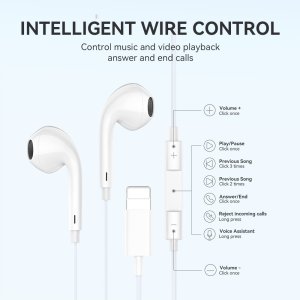 Słuchawki Energy Sistem BWOO BO-HF10 Słuchawki z mikrofonem z łącznikiem Lightning (do iPhone) 6