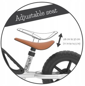 Chillafish Charlie 10"  līdzsvara velosipēds  sudraba  no 1 5  līdz 4 gadiem CPCH01SIL 3