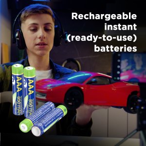 Energenie Rechargeable AAA Batteries 4pcs 8716309114875 2