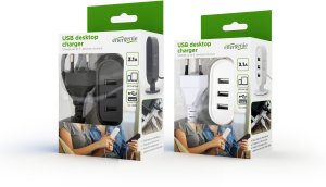 EnerGenie USB Desktop Charger Black/White Mix 8716309108645 8