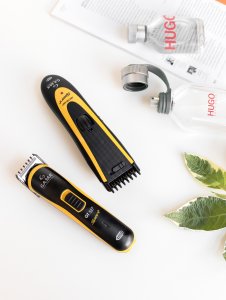 Maszynka do włosów GAMA GA.MA GC542 + GT527 0.8-24 mm czarny/żółty - Zestaw maszynek do włosów 3
