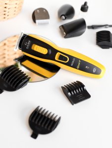 GA.MA  GCX623 Sport  melna/dzeltena - Matu griezamas masinas komplekts 6