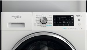 Whirlpool  11 kg / 7 kg  dzilums 60.5 cm  1600 apgr/min - Velas mazgajama masina ar zavetaju 8