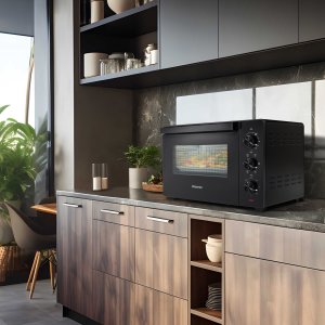 Mini piekarnik Language Lizard, LLC Hisense  30 L  1600 W  melna - Mini krasnina 2