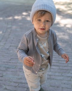 Aptel Lodger Hatter Folklore czapka z wełny merino Drizzle 6-12m HTM 629_6-12 3