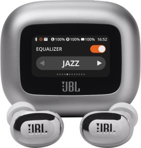 Słuchawki JBL Live Flex 3 srebrne (JBLLIVEBUDS3SIL) 1