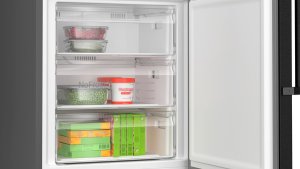 Lodówka LG Bosch  NoFrost  440 L  augstums 203 cm  melna - Ledusskapis 7