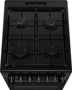 Kuchenka Electrolux Akcija! Electrolux 600.sērijas gāzes plīts ar elektrisko cepeškrāsni  melna  50cm LKK560010K 2