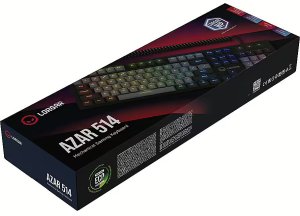 LORGAR Azar 514  Wired mechanical gaming keyboard  RGB backlight  1680000 colour variations  18 modes  keys number: 104  50M clicks  linear 2