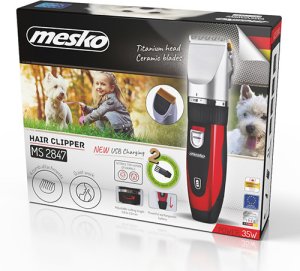 Maszynka do strzyżenia psa Mesko MS 2847 Maszynka do strzyżenia zwierząt domowych - USB 11