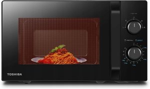 Microwave oven  volume 20L  mechanical control  800W  5 power levels  LED lighting  defrosting  cooking end signal  black 2