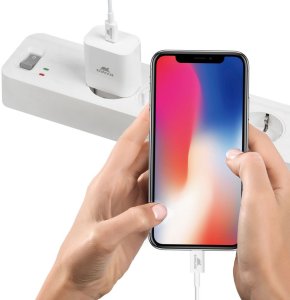 MOBILE CHARGER WALL/WHITE PS4101 W00 RIVACASE 16