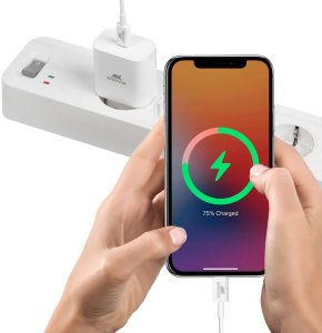 MOBILE CHARGER WALL/WHITE PS4101 W00 RIVACASE 17