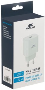 MOBILE CHARGER WALL/WHITE PS4101 W00 RIVACASE 19