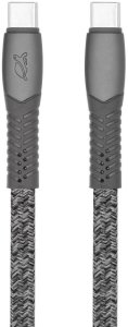 Kabel USB RivaCase USB-C - USB-C 1.2 m Szary (PS6105GR12) 2