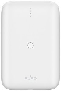 Puro Power Bank Compact Mini 10000 mAh USB-C & USB-A bialy 2