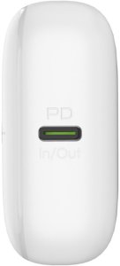 Puro Power Bank Compact Mini 10000 mAh USB-C & USB-A bialy 3