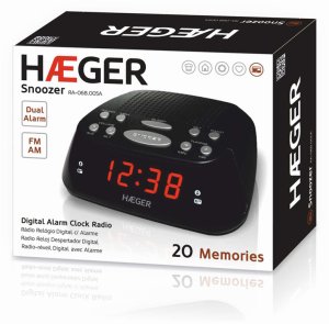 Radiobudzik Haeger RA-06B.005B Snoozer Radio 4