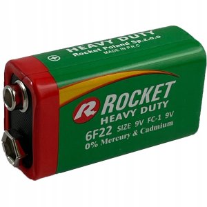 Rocket Rocket 6F22-1AA (9V) Celofana iepakojuma 1gb 2