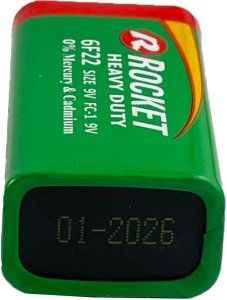Rocket Rocket 6F22-1AA (9V) Celofana iepakojuma 1gb 5