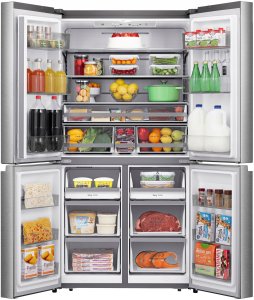 Hisense  Total No Frost  609 L  augstums 179 cm  nerusejosa terauda - SBS Ledusskapis 2