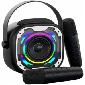Zestaw do Karaoke Bluetooth Bezprzewodowy Głośnik + 2 Mikrofony Dla Dzieci 1