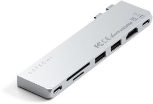 Satechi ST-HUCPHSS Notebook-Dockingstation & Portreplikator Andocken USB 3.2 Gen 2 (3.1 Gen 2) Type-C Silber (ST-HUCPHSS) 0810086360635 2