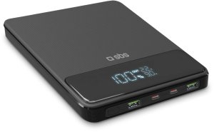 SBS Power Lite  20000 mAh  LCD  melna - Portativais barosanas avots 1