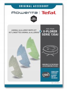 Tefal X-Plorer S130  RG90  3 gab. - Mikroskiedras lupatinas robotam puteklu sucejam 1