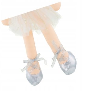 Lalka szmaciana szmacianka przytulanka srebra księżniczka Lily 38 cm 4