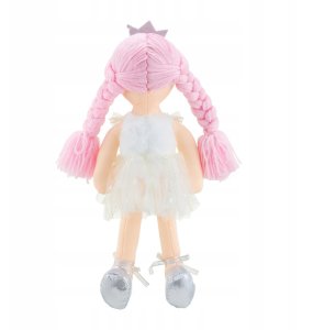 Lalka szmaciana szmacianka przytulanka srebra księżniczka Lily 38 cm 5