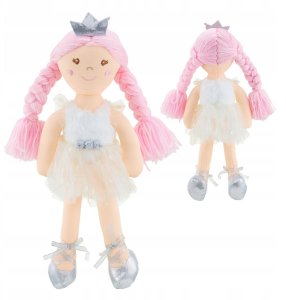 Lalka szmaciana szmacianka przytulanka srebra księżniczka Lily 38 cm 7