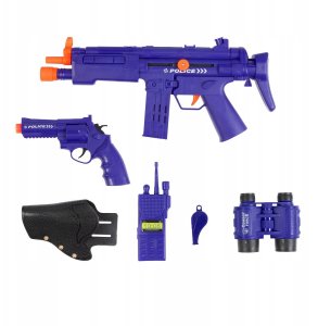 Zestaw policyjny mały policjant karabin pistolet 6w1 1