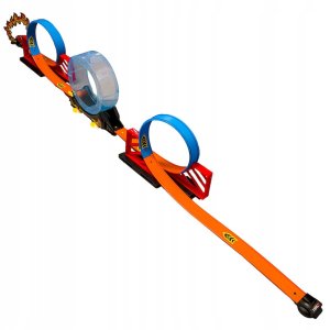 Tor wyścigowy trzy pętle dla samochodzików autka 3+ napęd pojazdy 269 cm 3