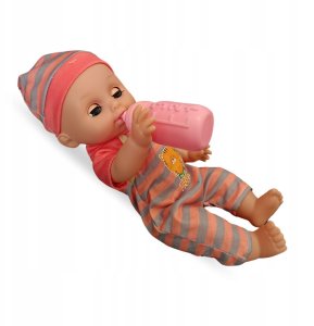 Lalka bobas jak żywa interaktywna akcesoria duża mówi ubranko siusiająca 3