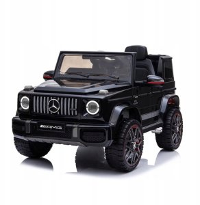 Samochód Mercedes Benz G63 AMG czarny autko dla dzieci elektryczne prezent 1