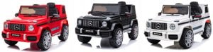Auto na akumulator Mercedes G63 napęd 4x4 2 silniki skóra radio dla dzieci 14