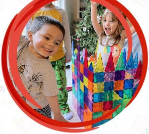 PICASSO TILES Klocki magnetyczne konstrukcyjne 101 elementów duży zamek 12