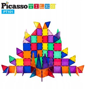 PICASSO TILES Klocki magnetyczne konstrukcyjne 101 elementów duży zamek 2