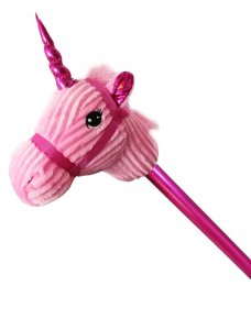 Hobby Horse miękka głowa konia koń na kiju rży 82 cm dźwięki galopu plusz 6