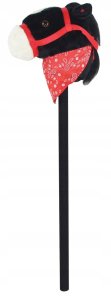 Hobby Horse miękka głowa konia koń na kiju rży 68 cm dźwięki galopu plusz 8