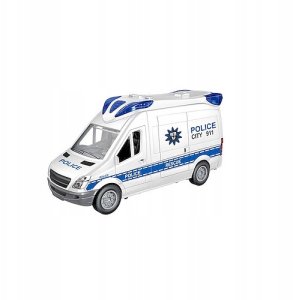 SMILY PLAY Pojazd Auto VAN radiowóz policyjny policja światło dźwięk 1