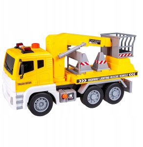 POJAZD AUTO CIĘŻARÓWKA Z WYSIĘGNIKIEM KOSZEM 1:12 2