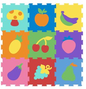 Mata piankowa puzzle piankowe na podłogę dla dzieci edukacyjna duża 1