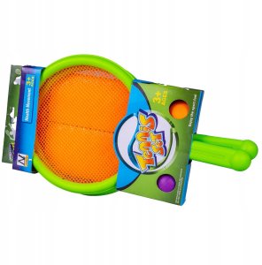 RAKIETKI MAŁE + PIŁKI TENIS RAKIETA 1