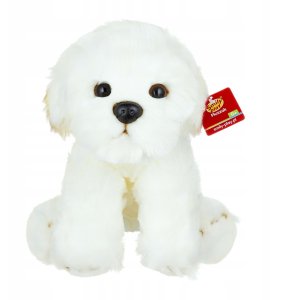 MASKOTKA BICHON MALTAŃCZYK PIES PLUSZOWY 30CM 1