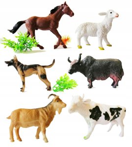 Figurki zwierząt duży zestaw figurek realistyczne mocne zoo farma prezent 1